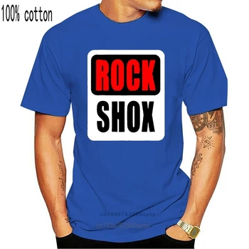 2020 Karšto Pardavimo T-Shirt Vyras New Rock-Shox T-Shirt Kalnų Dviratininkas MTB Jojimo S Iki 3Xl Vyrų Juoda Balta 3D Spausdinimo Tee marškinėliai