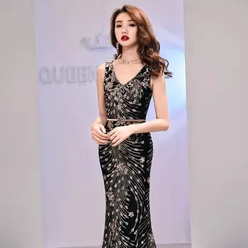 FADISTEE Naują atvykimo elegantiška, ilga suknelė prom šalis suknelės oficialų suknelė china modelis vakarinę suknelę užsakymą 2019