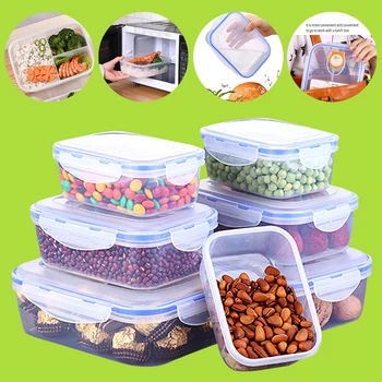 Virtuvės Bento Box Miltų Laikymo Maisto Ruošimo Priešpiečių Dėžutė Šaldytuve Daržovių Ir Vaikams Mokyklos Indai Nustatyti Lauko Iškylą