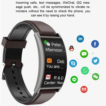 2020 Naujas Lankstus Smart Watch Band jutiklinių AMOLED Lenktas Sreen Technologija 