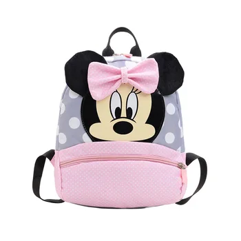 Disney Vaikams maišelį Vaikų Lopšelis Mickey Mouse Mokyklos Krepšiai Rožinė Minnie Kuprinė Princesė Schoolbags Kuprinė Berniukams, Mergaitėms