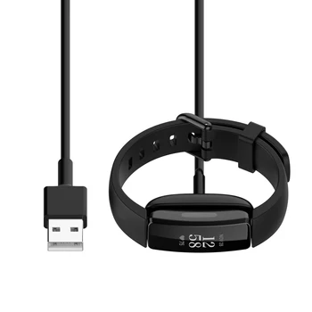 2020 Rondaful USB Įkrovimo Kabelis Laido Fitbit Inspire 2 Išmaniųjų Laikrodžių Apyrankės Įkroviklis Adapteris, Įkroviklis Smartwatch Priedai