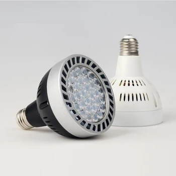 Par30 LED Prožektoriai, Lemputės, Šilta/Šalta Balta E27 35W 45W 50W Patalpų Downlight Apšvietimo AC180-240V LED PAR Žibinto