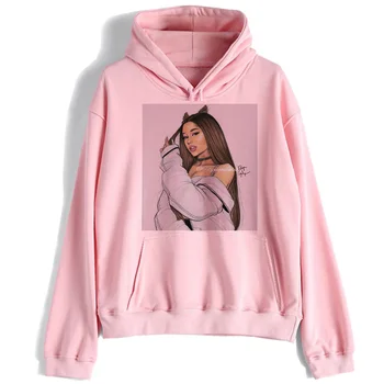 Ariana Grande hoodies femme Negabaritinių grafinis Ulzzang spausdinti femme hoddies hoody graphic