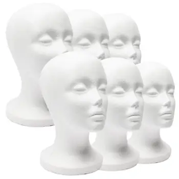 Moterų Putų Manekeno Galvos Modelio Kepurę Perukas Papuošalai, Akiniai, Kepurė Turėtojas Putų Manekenas Manikin Galvos Parduotuvė Stendas Balta Stovo