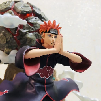 Naruto Shippuden Anime Modelis Deva Kelio Skausmas Yahiko GK Chibaku Tensei PVC Veiksmų Skaičius, Kolekcines, Modelis Žaislas, Lėlė