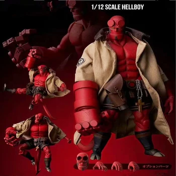 Mezco Nekilnojamojo Drabužiai Gali būti Nusirengti Hellboy PVC Veiksmų Skaičius, Žaislas, Lėlė Kalėdų Dovana