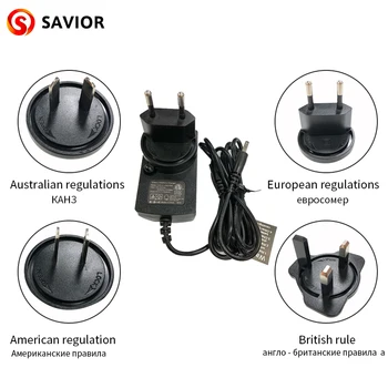 Nuimamas ES / JAV / Australija / UK standartas konversijos galvos GELBĖTOJAS baterija single / dual adapteris 8.4 V, 1,5 A