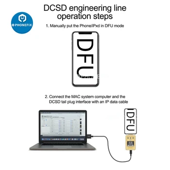 WL DCSD Kabelis nebūtina Ardyti Standžiojo Disko Duomenų Skaityti, Rašyti Unbind WIFI IPhone, iPad Violetinė Ekrano DCSD Inžinerijos Linija