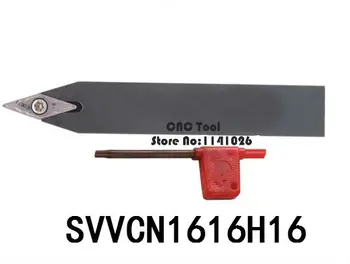 SVVCN1616H16 16*16 mm Metalo Staklės, Pjovimo Įrankiai, Tekinimo Staklės, CNC Tekinimo Įrankiai, Išorės Tekinimo Įrankio Laikiklis S-Type SVVCN