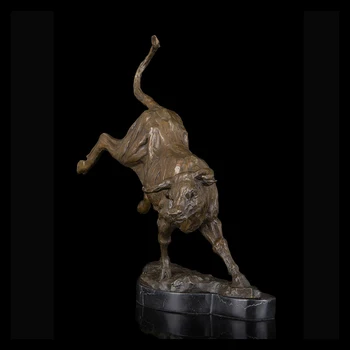 ArtsHom DW-174 ispanų Korida Skulptūra Bronzos Gyvūnų Bull Statula Šiuolaikinio Meno Karšto Bronza Namų Biuro Apdailos