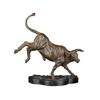 ArtsHom DW-174 ispanų Korida Skulptūra Bronzos Gyvūnų Bull Statula Šiuolaikinio Meno Karšto Bronza Namų Biuro Apdailos