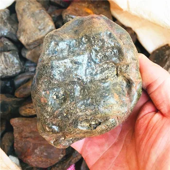 300-1300g gamtos siliciu, kurio sudėtyje yra Geležies meteoritai Roko raw akmenų, mineralų, Mėginių ėmimas Meteoritas Namų dekoro dovana