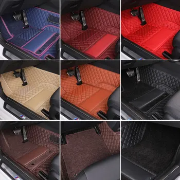 Individualizuotos automobilių kilimėliai Volkswagen passat b5 6 polo golf tiguan touran automobilių stilius auto grindų kilimėlis 2001-2019 metų