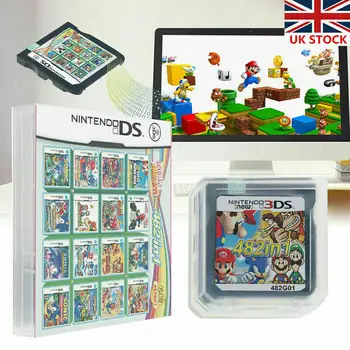Mario Albumo Vaizdo Žaidimo Kortelės 482 1 Kasetė Konsolės Kortelę NDS NDSL 2DS 3DS 3DSLL NDSI