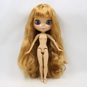 LEDINIS DBS Blyth Lėlės bendras kūno įdegis odos auksinių plaukų 30cm 1/6 bjd žaislų mergaitėms dovanų