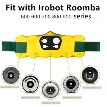 YECKPOWO 3000mah 3500mah 4000mah 4500mAh Baterija SC iRobot Roomba 500 600 700 800 900 Serijos Dulkių siurblys realias galimybes