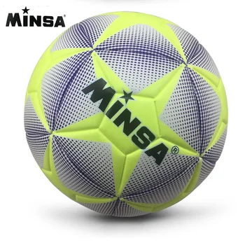 Naujas Prekės ženklas MINSA Aukštos Kokybės Dydis 5 PU Futbolo Kamuolys Futbolo Kamuolys Rungtynės Mokymo Kamuolius futbol voetbal bola
