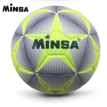 Naujas Prekės ženklas MINSA Aukštos Kokybės Dydis 5 PU Futbolo Kamuolys Futbolo Kamuolys Rungtynės Mokymo Kamuolius futbol voetbal bola