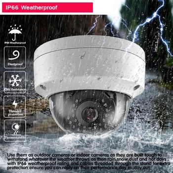 H. 265 4CH 8CH 5MP Audio POE NVR Rinkinys, CCTV Apsaugos Sistema, 5MP IR Dome Outdoor POE IP Camera, Vaizdo Stebėjimo Nustatyti Veido Įrašyti