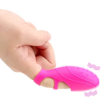 IKOKY Šokėja Piršto Vibratorius Erotiniai Produktų Suaugusiųjų Lesbiečių Sekso Žaislai, skirtas Moters Klitorio G Spot Stimuliatorius Piršto Batų Moteris
