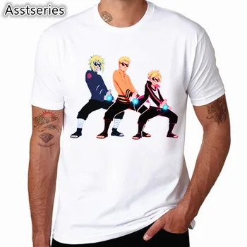 Azijos Dydis Spausdinti Naruto marškinėliai Vyrams, Print T-Shirts Mados Spausdinti Marškinėliai trumpomis Rankovėmis O Kaklo Tees HCP4525