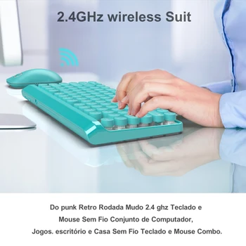 L100 2.4 G Belaidė Klaviatūra ir Pelė, Vartotojo Žinynas Wireless Multimedia Keyboard Mechaninė Keybords for Desktop Laptop Tablet