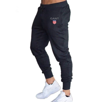 Prekės vyriški laisvalaikio sportinės kelnės mados jogger raišteliu kelnės vientisos spalvos vyriški hip-hop jogger fitneso kelnės sporto salė