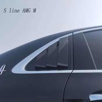 Automobilių Stiliaus Galinis Langas Trikampis Langinės apdailos skydelio Dangtelį Lipdukai Apdaila Mercedes Benz CLA C117 Klasės Auto Priedai
