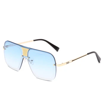 Mados Taškus Akiniai nuo saulės Naujas Moterys Vyrai Prabangos Prekės ženklo Dizaineris Metalo Saulės akiniai Derliaus Sunglass UV400 Atspalvių gafas de sol
