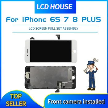 2020 Pilnas Komplektas LCD Ekranas iPhone 6S 7 8 Plius Baigtas 3D LCD Jutiklinis Ekranas, 