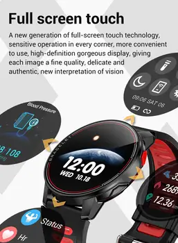 Samsung Galaxy S20 Ultra S20+ S10 S10e Lite S9 Smart Žiūrėti IP68 Vandeniui Sporto Smartwatch Širdies ritmo Tracker Smart Žiūrėti