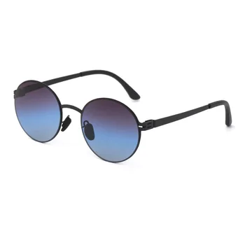 Apvalus rėmo akiniai nuo saulės vyrų pavasario kojos 2020 naujas universalus plieno IC akiniai nuo saulės moterų akiniai nuo saulės