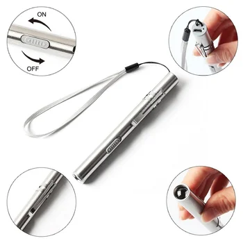 Nešiojamų Medicinos Žibintuvėlis Pocket Pen Šviesos LED Žibintuvėlis Lempa USB Įkraunamas Žibintuvėlis Slaugos Gydytojai Pirmosios Pagalbos Kempingas