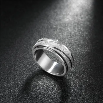 Titano plieno sukimosi pasukti vyrų žiedai vyrų vestuvės vestuvinis juostų amžinybę, gana, nigerija didmeninės juvelyrikos R4637