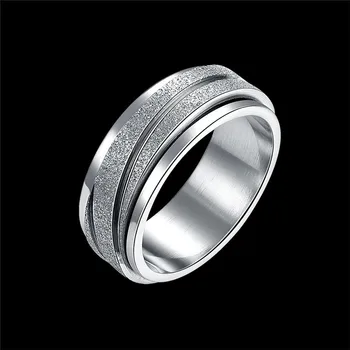 Titano plieno sukimosi pasukti vyrų žiedai vyrų vestuvės vestuvinis juostų amžinybę, gana, nigerija didmeninės juvelyrikos R4637