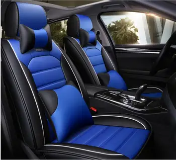Aukštos kokybės oda, Universalus Automobilių Sėdynės apima KIA Visi Modeliai K2/3/4/5 Kia Cerato Sportage Optima Maxima karnavalas rio ceed