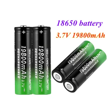 2020 Naujus 18650 Baterija 3.7 V 19800 mAh Įkraunama Ličio-Jonų Baterija LED Žibintuvėlis Populiarus Nauji Aukštos Kokybės