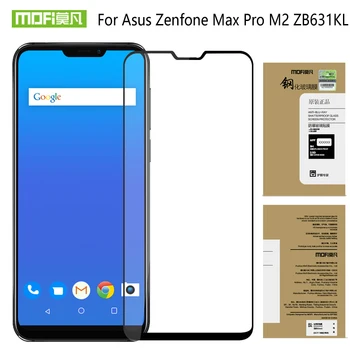 Už Asus Zenfone Max Pro M2 ZB631KL Stiklas Grūdintas MOFi Originalą Asus ZB631KL Screen Protector, Pilnas draudimas Stiklo Plėvelės