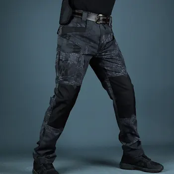 Vyrai Jogger Tactical Kelnes Kamufliažas Karinių Krovinių Sweatpants Prarasti Camo Atsitiktinis Kelnės Poilsiu pantalones tacticos XXXL