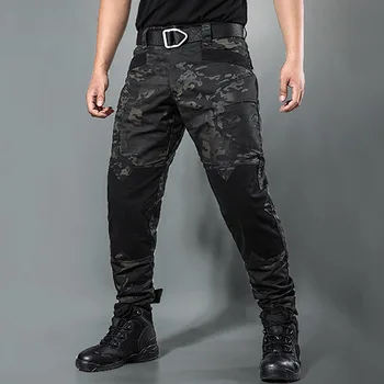 Vyrai Jogger Tactical Kelnes Kamufliažas Karinių Krovinių Sweatpants Prarasti Camo Atsitiktinis Kelnės Poilsiu pantalones tacticos XXXL