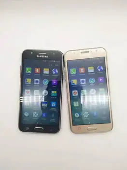Originalus J5 atrakinta Samsung Galaxy J5 J500F J500H 8 GB DISKAS 1.5 GB RAM 1080P 13.0 MP Kamera 5.0 colių LTE Restauruotas Mobilusis telefonas