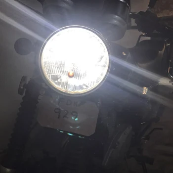 DarkAway AC Motociklo LED Žibintų 4000Lm Hi Lo LED H4 HS1 H6 PH7 PH8 BA20D LED Lemputė Dviračio Priekinis Žibintas 360 Pluošto IP67 40W Balta