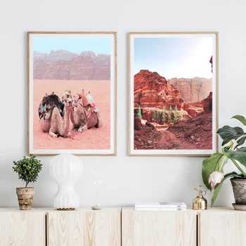 Fotografija, Kelionės, Gyvūnų Drobės Plakatas Maroko Durų Spausdinti Dykumos Sienos Meno Tapybos Dekoro Nuotraukos Minimalistinio Sienų Dekoras