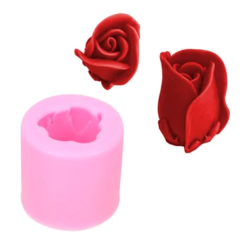 HILIFE 3D Rožių Žiedų Formos Tortas Silikono Formos Slapukas Muilo Minkštas Formuoti Tešlos Tortas Dekoravimo Priemonė Bakeware