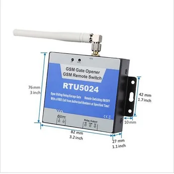 OEM nuotolinio valdymo pultelį gsm vartų atidarymo jungiklis kontrolės home appliance (RTU5024) parkavimo sistemos
