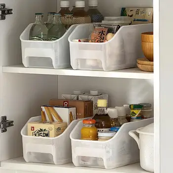 Multi Virtuvės Šaldytuvas Šaldiklis Erdvė Užsklanda Organizatorius Namų Maisto Skaidraus Plastiko Organizatorius Konteineris Šaldytuvas Dėklai