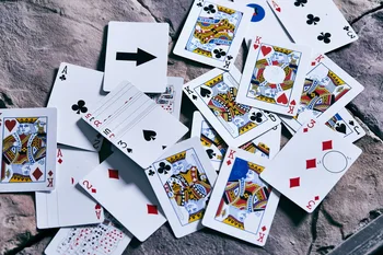 Dviračių Gafelio Kaladės Kortų Raudona/Mėlyna Retų Tik Pokerio Šlovės Magija Korteles, Specialūs Rekvizitai Close Up Magic Trick už Magas