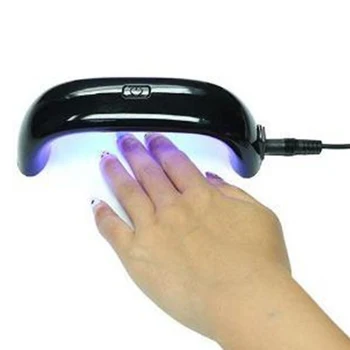 Naujai Mini Nešiojamieji 9W LED Nagų Džiovintuvas Šviesos Išgydyti Lempos Mašina UV Gelis Nagų lakas CLA88