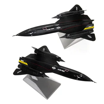 Orlaivių Plokštumoje modelis JAV Oro Pajėgų SR-71 Blackbird žvalgybinis lėktuvas Lydinio modelis SR71 1:144 diecast metal lėktuvų modelis